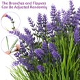thumbnail image 3 of Plantas artificiales Zeyune Monkey Grass con flores x36 (35 cm), 3 of 6