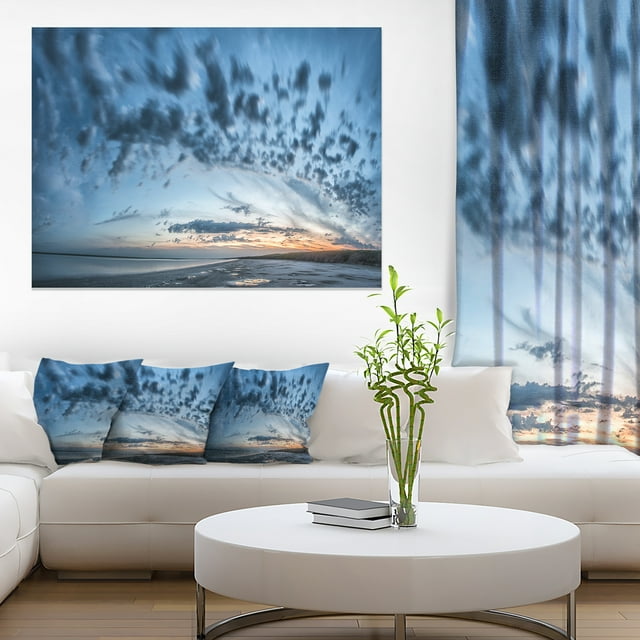 Manych Rissua Lake Panorama - Landscape Artwork Canvas