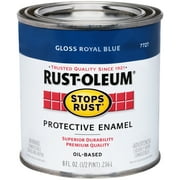 Rust-Oleum Stops Rust Gloss Royal Blue Protective Enamel Paint, 8 fl oz