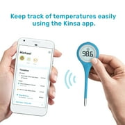Kinsa Quick Care Bluetooth Smart Oral Thermometer for Fever