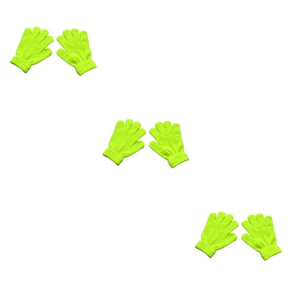 Sonducket 1 par de guantes para niños, guantes para mantener el calor, ropa cómoda para niños y niñas, accesorio para ropa de invierno, azul Type1 NO1