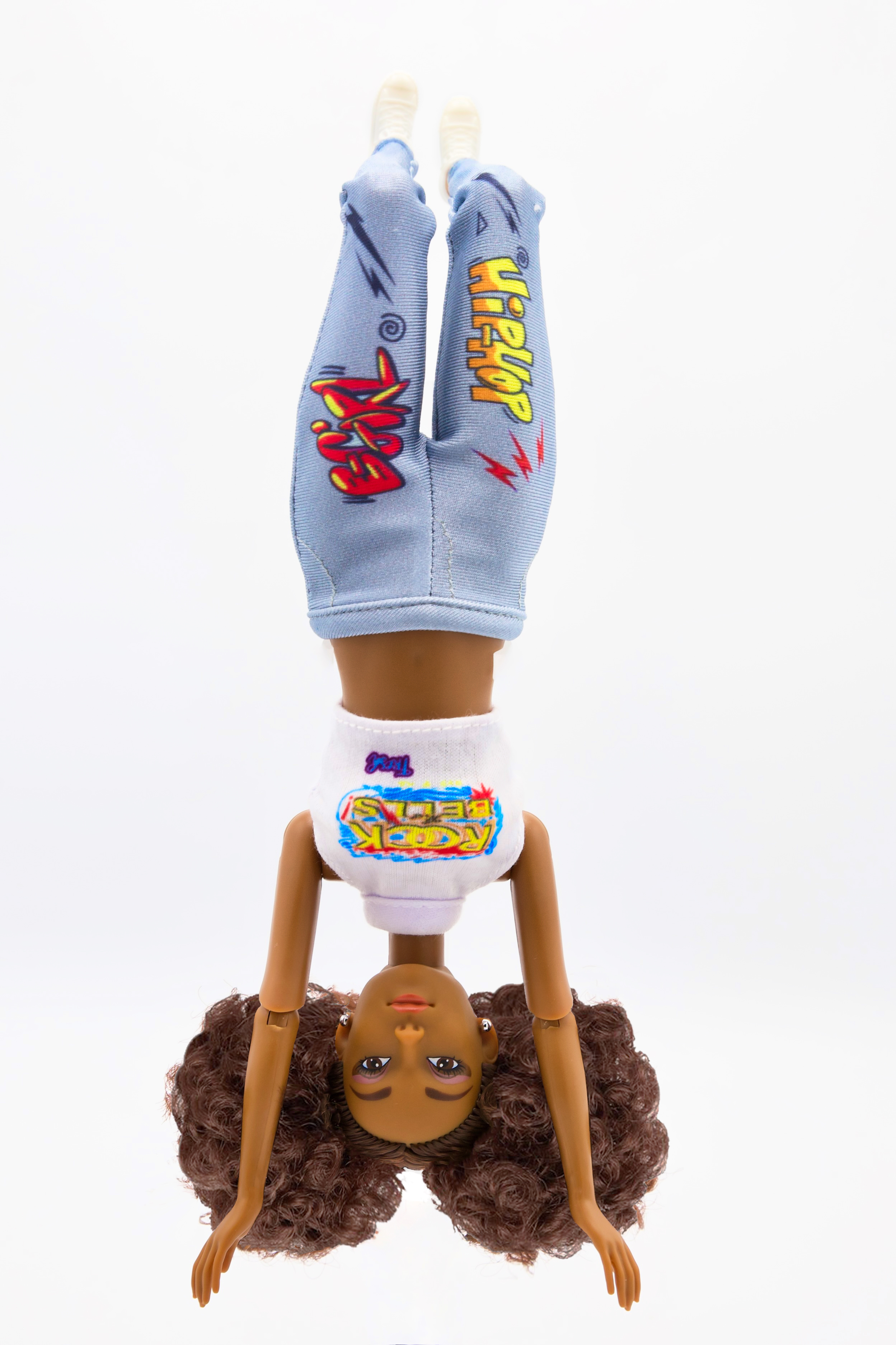 Fresh Dolls Rock the Bells 11.5 inch articulated, Ebony, Multi-Cultural and Ethnic Dolls