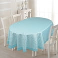 thumbnail image 4 of Sage Green Oval Tablecloth for Oval Table Smaller Than 54 x 96 inches, Waterproof Table Cloths for Dining Room Indoor Outdoor Table Cloth - 60x102in, 4 of 6