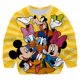 thumbnail image 1 of Bebé niños niñas Mickey Mouse sudaderas con capucha moda Minnie sudaderas niños niños manga larga dibujos animados niños Anime estampado 3D ropa 4T Gao Jinjia LED, 1 of 2