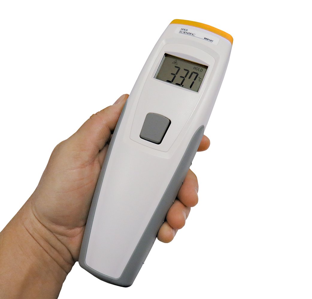 Rugged No-Touch Infrared Thermometer with 12:1 / 999°F
