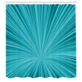 thumbnail image 2 of Ambesonne Teal Shower Curtain, Abstract Vortex Design, 69"Wx84"L, Turquoise Teal, 2 of 4