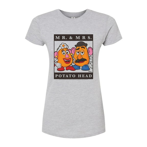 Toy Story 4 - Type Block Potato Head - Juniors Fitted Graphic T-Shirt