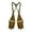 Brown, variant on Hide Underarm Shoulder Bag Vest Backpack for Running Medieval Outdoor Sports Brown