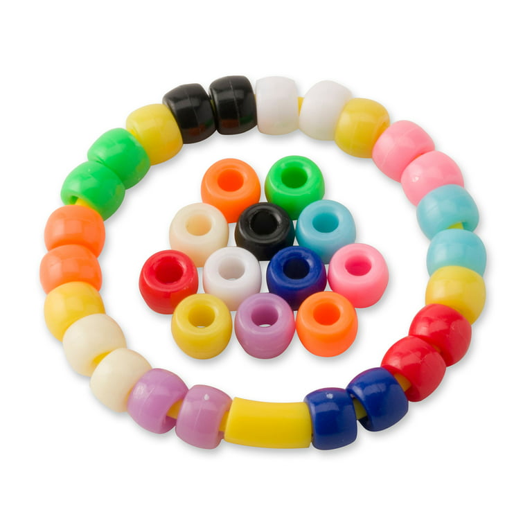 Happy makers Bead Pets, Pony Beads Kit Multicolor Pony Beads Animals K –  WoodArtSupply