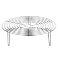 thumbnail image 2 of Cooking Steamer,Steamer Rack Steaming Rack Stainless Steel,Steamer Rack Steaming Tray Stand Round Cooling,Racks Steaming Stand Canner Food Steamer Basket,Cooking Camping Outdoor 9.45inch, 2 of 10