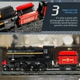 thumbnail image 2 of MACTANO Train Building Set GWR Steam Locomotive with Train Track Building Kit Toy Gift for Kid Black, 2 of 7