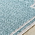 thumbnail image 6 of Hauteloom Arnola Living Room, Bedroom Patio Outdoor Area Rug - Traditional - Aqua, Cream - 2'4" x 3'9", 6 of 6