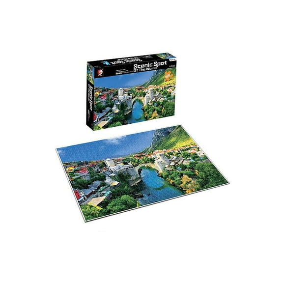 Scenic Spot of the World Stari Most Bridge 500 Piece Jigsaw Puzzle