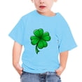 thumbnail image 4 of Edvintorg 3-14Years St. Patrick's Day Kids Graphic Tees Clearance Summer Printed Short Sleeve Casual Shirts Children's T-Shirt For Boys Girls Children Clothing, 4 of 4