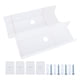 thumbnail image 1 of Estante de pared acrílico transparente, estante flotante montado, sin perforación, estante de exhibición transparente para decoración, altavoz de libro, 2 uds., 1 of 10