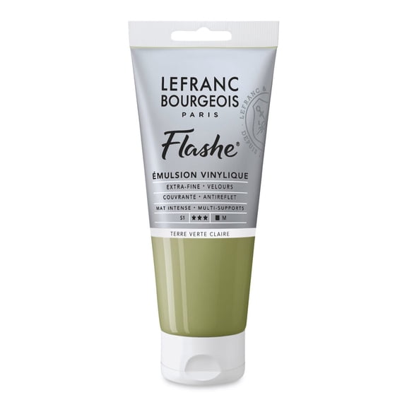 Lefranc & Bourgeois Flashe Vinyl Paint - Light Green Earth, 80 ml