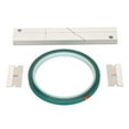 thumbnail image 1 of 1/4 10 Inch Tape Splicing Set, Secure Splicing Precise Size Tape Splicing Block Leader Tape Easy Installation  for Universal Tape and Reel Recorders, 1 of 7