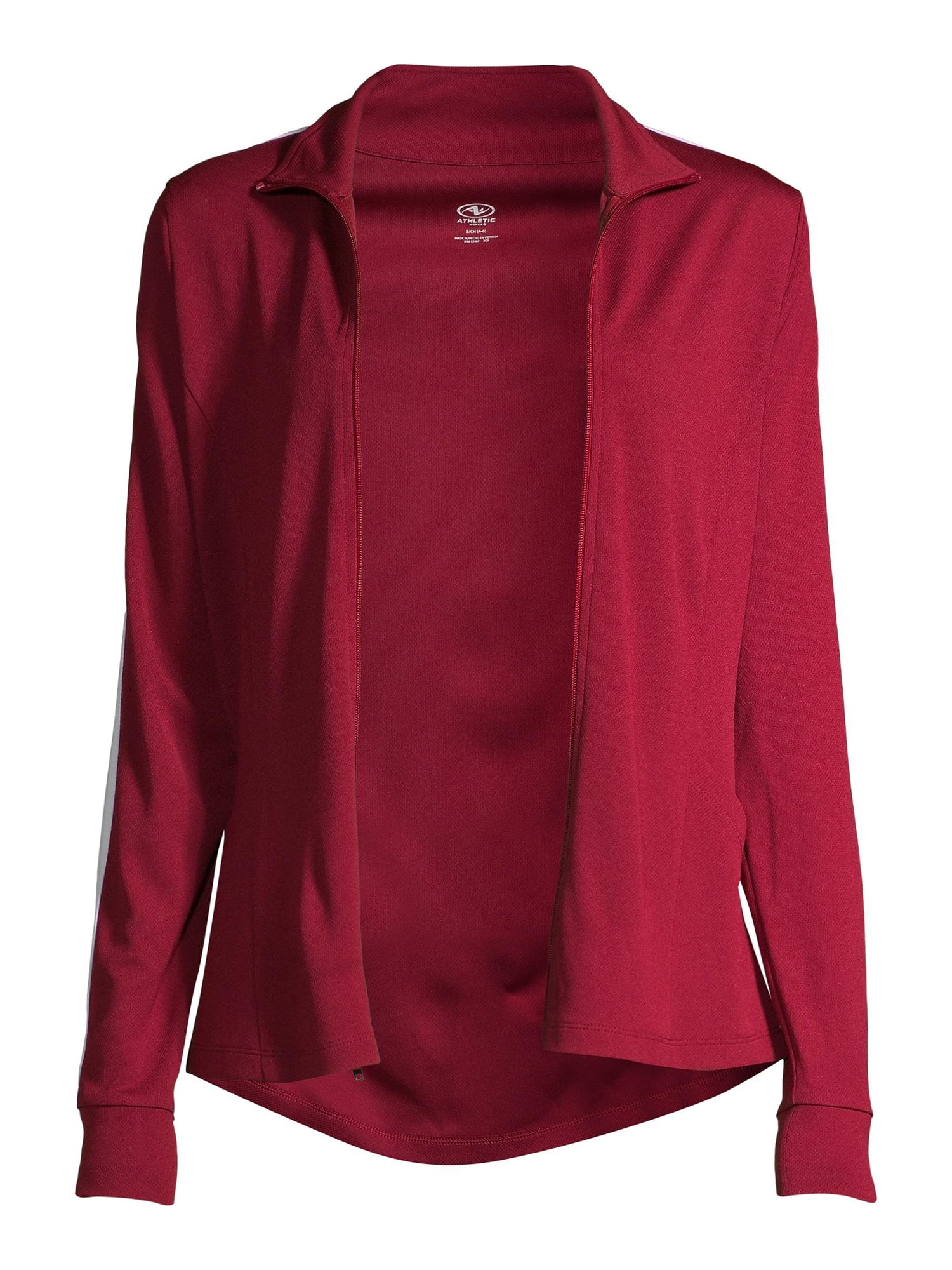 Athletic Works Long Sleeve Active Fit Stripes Fashion Jacket (Women's) 1 Pack