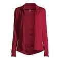 thumbnail image 6 of Athletic Works Women's Athleisure Track Jacket with Contrast Stripes, 6 of 6