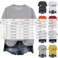 thumbnail image 3 of Duqingm Halloween Shirts for Women Funny Halloween Cat Graphic Short Sleeve Shirt Casual Fall Tee Tops,S, 3 of 4