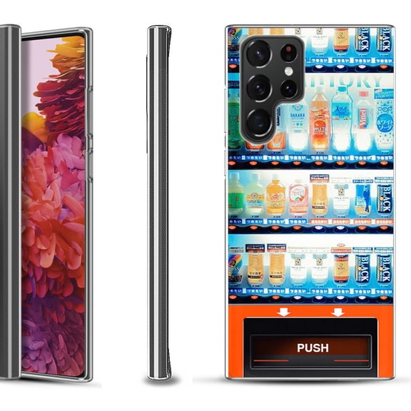 Slim-Fit Fashion Gel Phone Case for Samsung Galaxy S22 Ultra 5G, by OneToughShield ® - Vending Machine