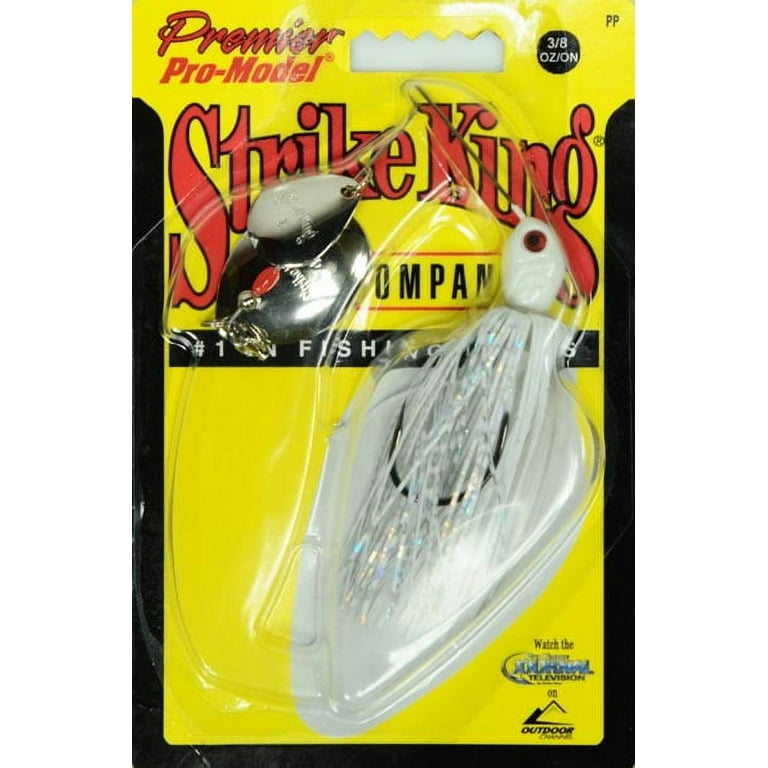 Strike King Pro-Model 3/8 oz Spinnerbait - White Shiner - Walmart.com