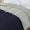 thumbnail image 5 of Modern Threads Reversible Eclipse & Silver All-Season Down Alternative Adult Bed Comforter, Queen, 5 of 15