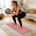 thumbnail image 4 of Squat Mat with Position Guide 35x80cm Diatomaceous Earth Rubber Non Slip Portable for Home Yoga Abs Squats Lunges Core Training, 4 of 4