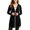 423#Black, variant on Women's UPF 50 Swim Cover Up Sun Protection Hoodie Long Jacket SPF Lightweight Beach Cover Ups for Women
