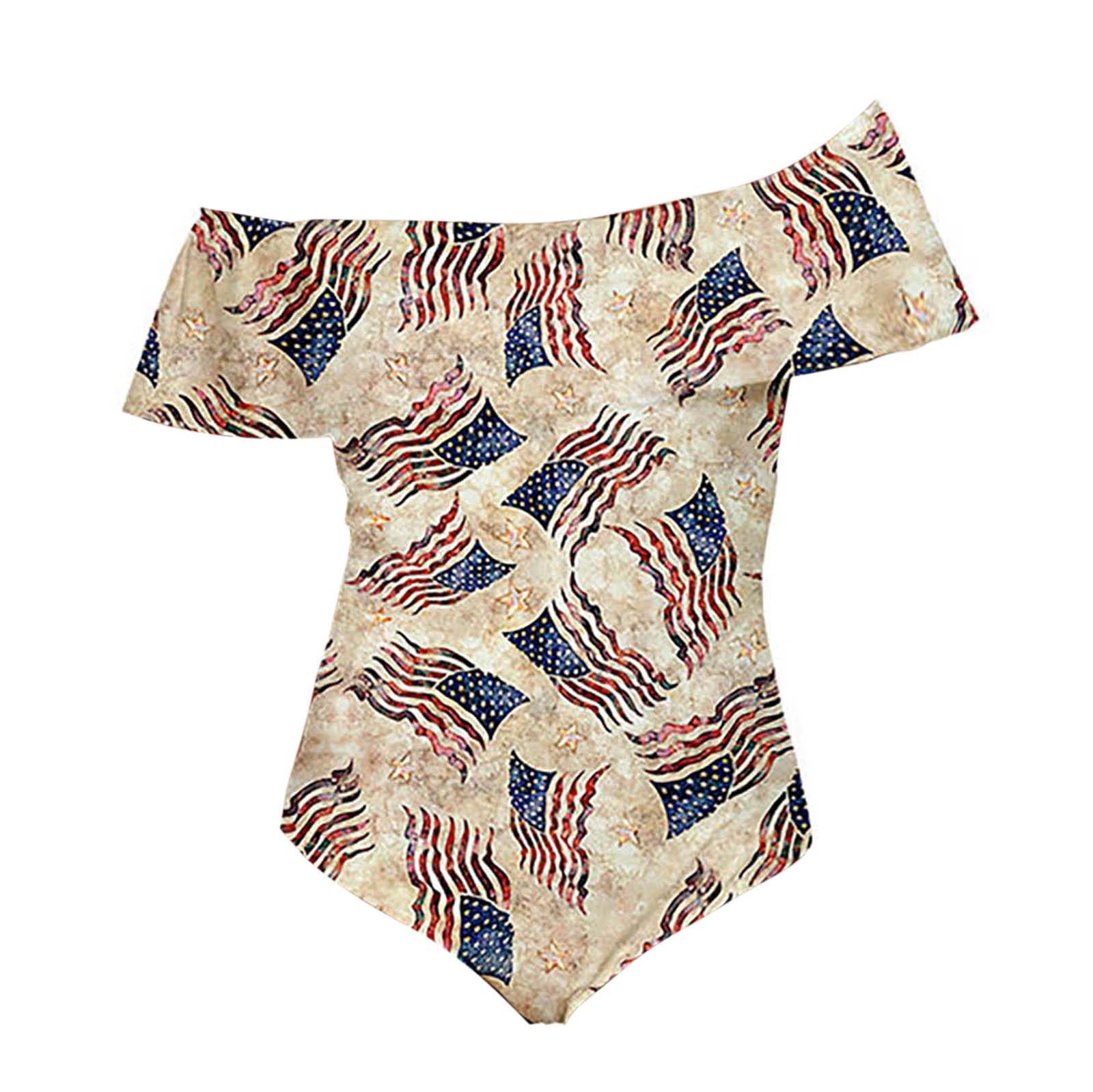 Swimsuit Women Fashion Lady USA Bikini USA Independence Day 4th Of July