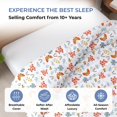 thumbnail image 5 of Kotton Culture 120"x120" 1 Pc Super King Plus/Super Oversize King Duvet Cover 100% Egyptian Cotton 600 TC Comforter Cover Zipper Closure & Corner Ties - Fits Extra Large Inserts -Rain Forest, 5 of 8