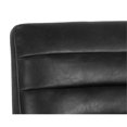 thumbnail image 5 of Sunpan Spyros 26" Modern Faux Leather Counter Stool in Coal Black, 5 of 7