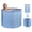 Sky Blue, variant on Beuway 31"Large Upgraded Foldable Bathtub for Adult,Portable Hot Ice Bath Tub,Soaking Spa,Black