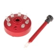thumbnail image 2 of yuksok Watch Hand Presser 8 Sizes Rubber Tips Portable Accessories Watch Press Tool Red, 2 of 9