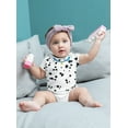 thumbnail image 3 of Old Glory Halloween Dalmatian Blue Collar Puppy Costume Short Sleeve Graphic Baby One Piece, 3 of 6