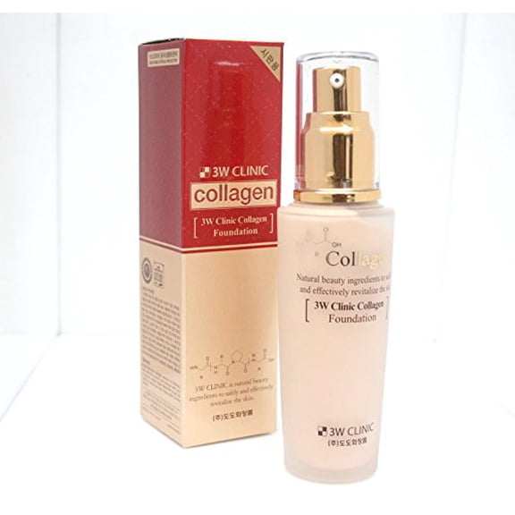 [3w Clinic] Collagen Foundation 50ml/ Perfect Cover Bb Cream/#23 Natural Beige C57