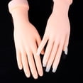 thumbnail image 5 of Maniquí de plástico para entrenamiento de uñas, mano Flexible y suave, puntas para uñas, entrenador artístico, herramienta de mano para práctica de manicura, 5 of 5