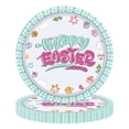 thumbnail image 3 of Fiudx Ofertas relámpago del día Suministros para fiestas con temática de conejo de Pascua para niños Bandeja de papel desechable de Pascua, 3 of 6