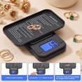 thumbnail image 4 of Portable Mini Scale, [200g/0.01g] 8 Units High Precision Small Scale with Cover, Digital Pocket Scale with LCD Display, Tare, Mini Micro Scale Gram (Black), 4 of 5