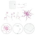 thumbnail image 2 of 1 Set Action Figure Stand Clear Toy Doll Holder Figurine Model Display Rack, 2 of 6