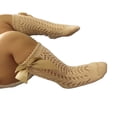 thumbnail image 4 of Baby Girl Over Calf Knee High Knitting Stockings Non-Slip Socks, 4 of 6