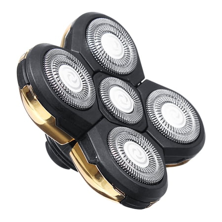 5 Head Razor Head & Cutter Replacement Part Washed Blades Rechargeable Electric Shaver Accessories for Rotary Shavers