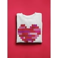 thumbnail image 3 of Heart In Building Block  Sweatshirt Women -Image by Shutterstock, Female Medium, 3 of 4