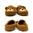 thumbnail image 2 of OoohGeez Womens Fuzzy Animal Slip-on Slippers, Bear Hug, Funny Non Slip House Shoes, S, 2 of 5