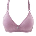 thumbnail image 4 of Women's Plus Size No Underwire Push Up Bra Comfortable Adjustable Support Breathable Full Coverage Seamless Everyday Wear T Shirt Bra Lightweight Side Shaping Wireless Underwear, 4 of 4