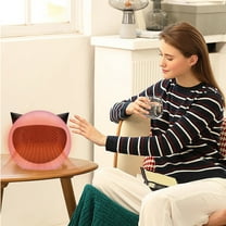 YIMWNYI Household Desktop Heater – 600W Compact Electric Heater with Overheat Protection, Fast Heating, Safe Tip-Over Switch, and Ideal for Home, Office, and Bathroom Use