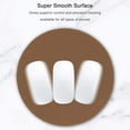 thumbnail image 3 of , Premium-Textured Small Round Mousepad 8.7 x 8.7 Inch White, Stitched Edge Anti-Slip Waterproof Rubber Mouse Mat, Pretty Cute for Office Home Gaming Laptop Men Women Kids, 3 of 7