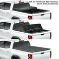 thumbnail image 3 of Soft Tri fold Truck Bed Tonneau Cover Compatible with 2016-2023 Toyota Tacoma TRD Short Double cab 6’/73.7" Bed (Excludes Trail Special Edition Storage Boxes, 3 of 8
