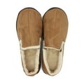 thumbnail image 4 of VENTANA Men's Slippers Faux Fur Suede Lined House Shoes Rubber Sole Slip On Indoor Outdoor, 4 of 6