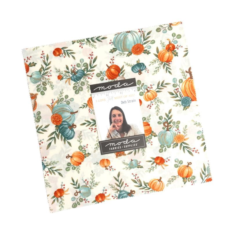 Moda - I Love Fall Most of All Layer Cake by Deb Strain 42 pcs
